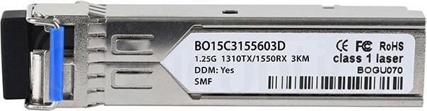 Produktbild CBO Nokia SFP-1G-BX-U-3KM kompatibler BlueOptics Bidi SFP BO15C3155603D