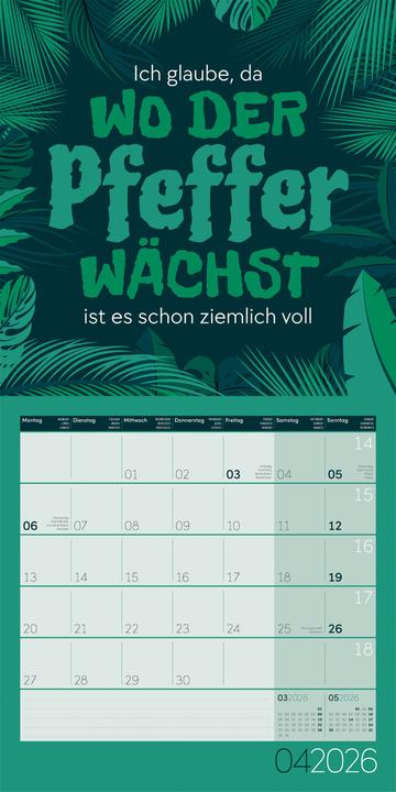 Produktbild Einspruch Kalender 2026 - 30x30 (30 x 30 cm)