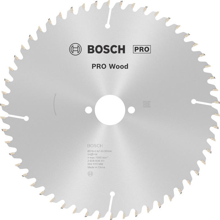 Immagine prodotto Bosch Professional Zubehör Lama circolare per legno PRO, 216 x 2,6 x 30 mm