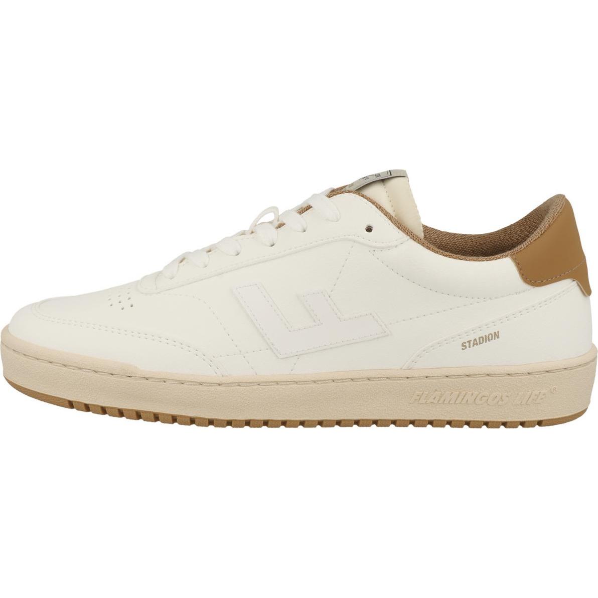 Flamingos Life, Unisex, Sneaker, Stadion, Beige, (38)