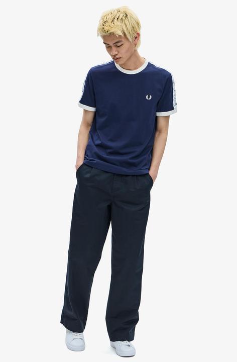 Immagine prodotto Fred Perry T-shirt con finiture a contrasto e strisce (L)
