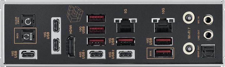 Actual product image ASUS ROG Crosshair 2006 AMD X870E 4*DDR5 5*M.2 4*SataIII AM5 HDMI ATX (AM5, AMD X870E, ATX)