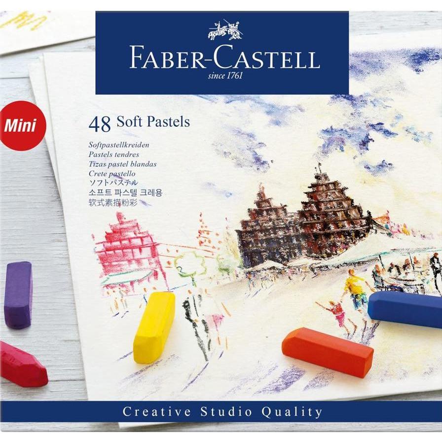 Faber-Castell, Malstifte, Softpastellkreiden Mini (48 x)