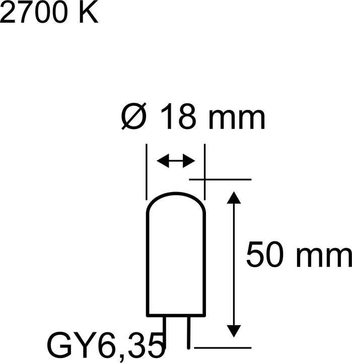Produktbild Paulmann Stiftsockel (GY6.35, 400 lm, 1 x)