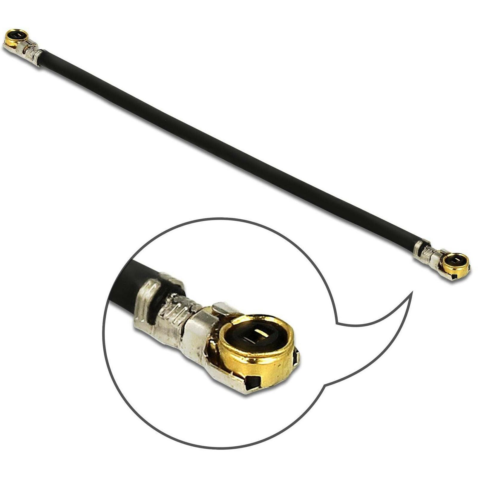 Delock Antennenkabel MHF 4L zu MHF 4L Stecker, 4.5cm (3.20 dB, Antennenkabel), Antennenkabel