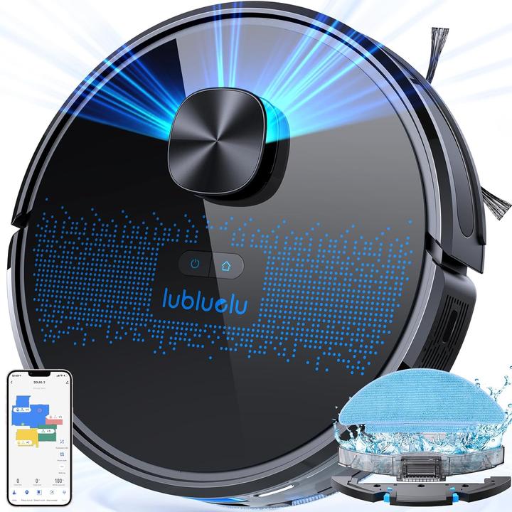 Produktbild Lubluelu Saugroboter SL60D mit Wischfunktion und Lasernavigation (4000 Pa)