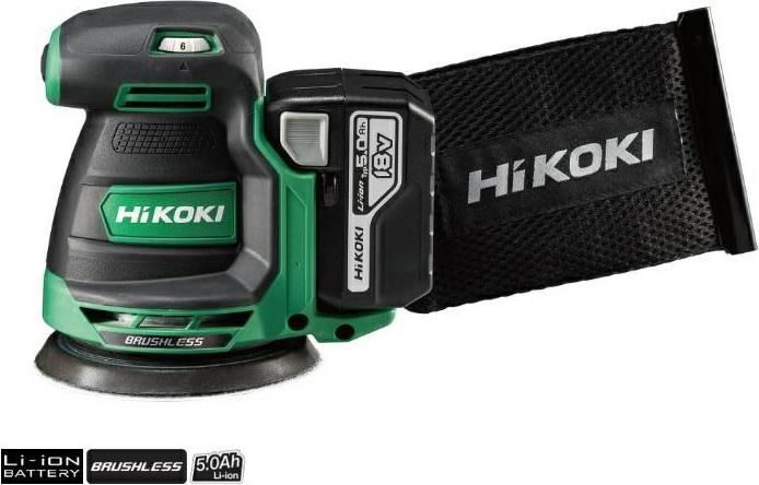 Actual product image Hikoki SV1813DA 5.0 Ah cordless random orbital sander set (Eccentric grinder)