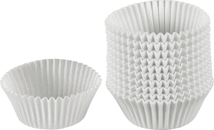 Produktbild Kaiser Creativ Muffin-Papierbackförmchen 200 Stück weiss 7cm fettdicht (7 cm)