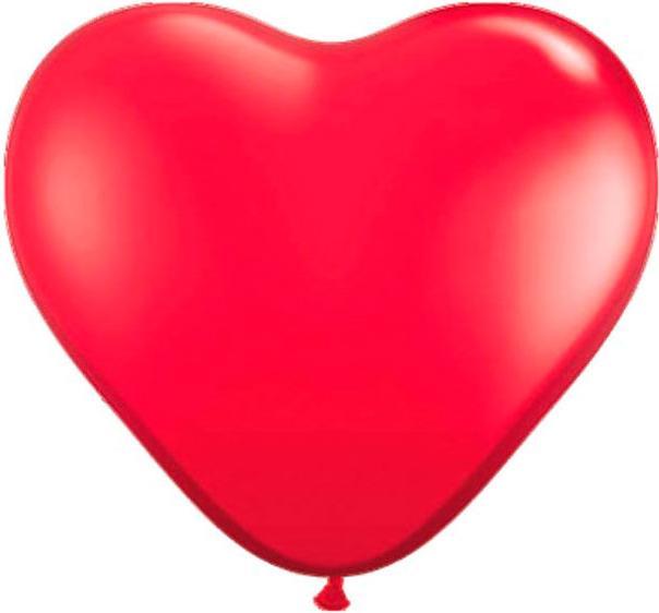 Folat Heart balloons-red (8 x)