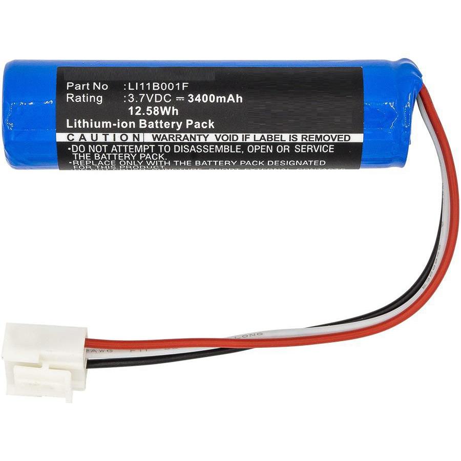 CoreParts Battery for Speaker (1 Zellen, 3400 mAh), Notebook Akku, Blau