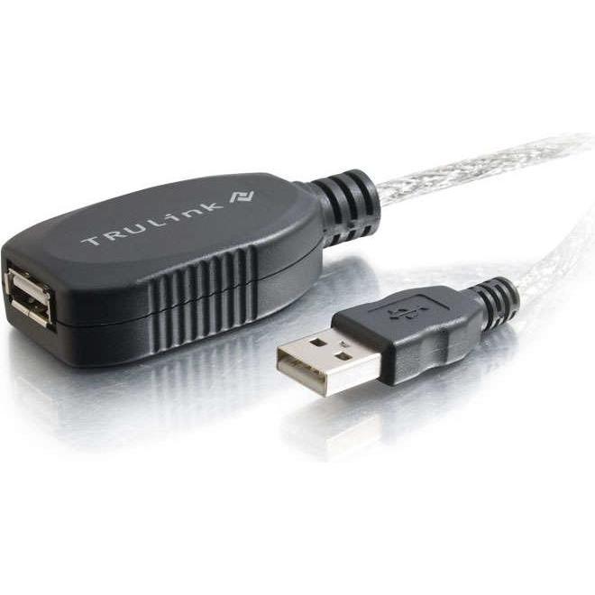 C2G TruLink USB2.0 Active Extension Cable (12 m, USB 2.0), USB Kabel