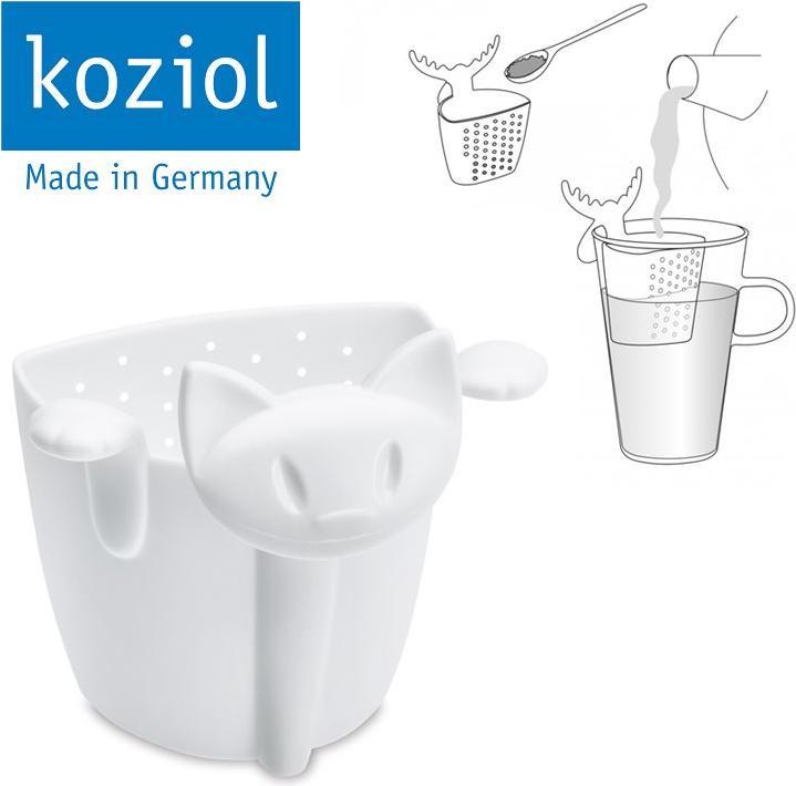Actual product image Koziol Tea strainer Miaou white