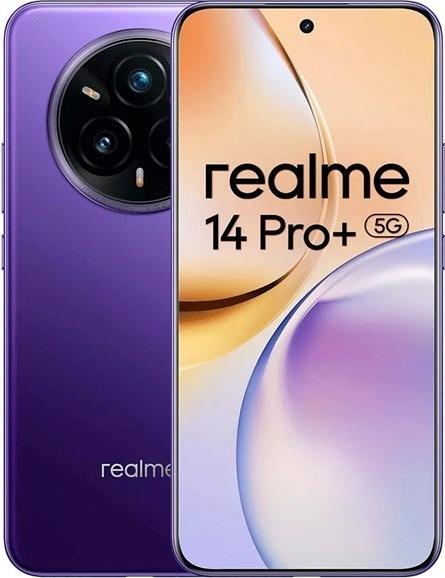 Actual product image realme Smartfon 14 Pro+ 5G 12/512GB Nebula Purple (512 GB, Nebula Purple, 6.83", Dual SIM, 5G)
