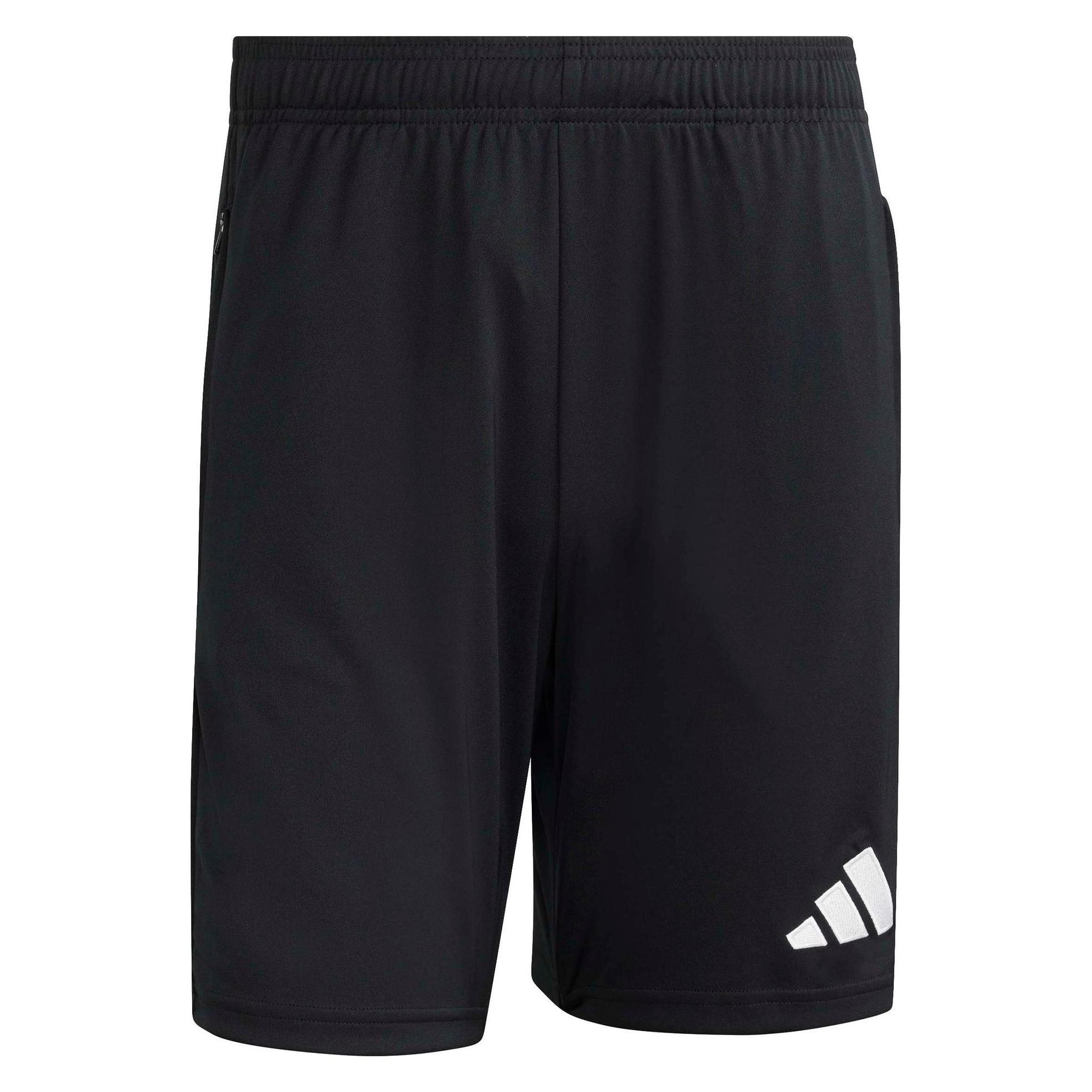Adidas, Mannen, Sportbroek, Entrada Trainingsshorts (L), Zwart, Wit