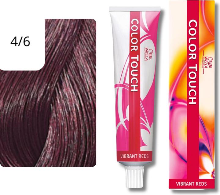 Produktbild Wella Color Touch Vibrant Reds (4/6 mittelbraun violett)