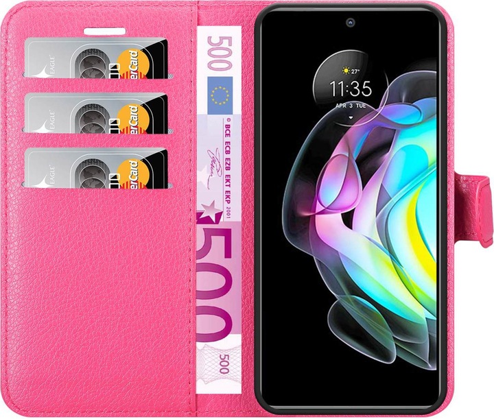 Actual product image Cadorabo Book Stand Case for Motorola EDGE 20 (Motorola Edge 20)