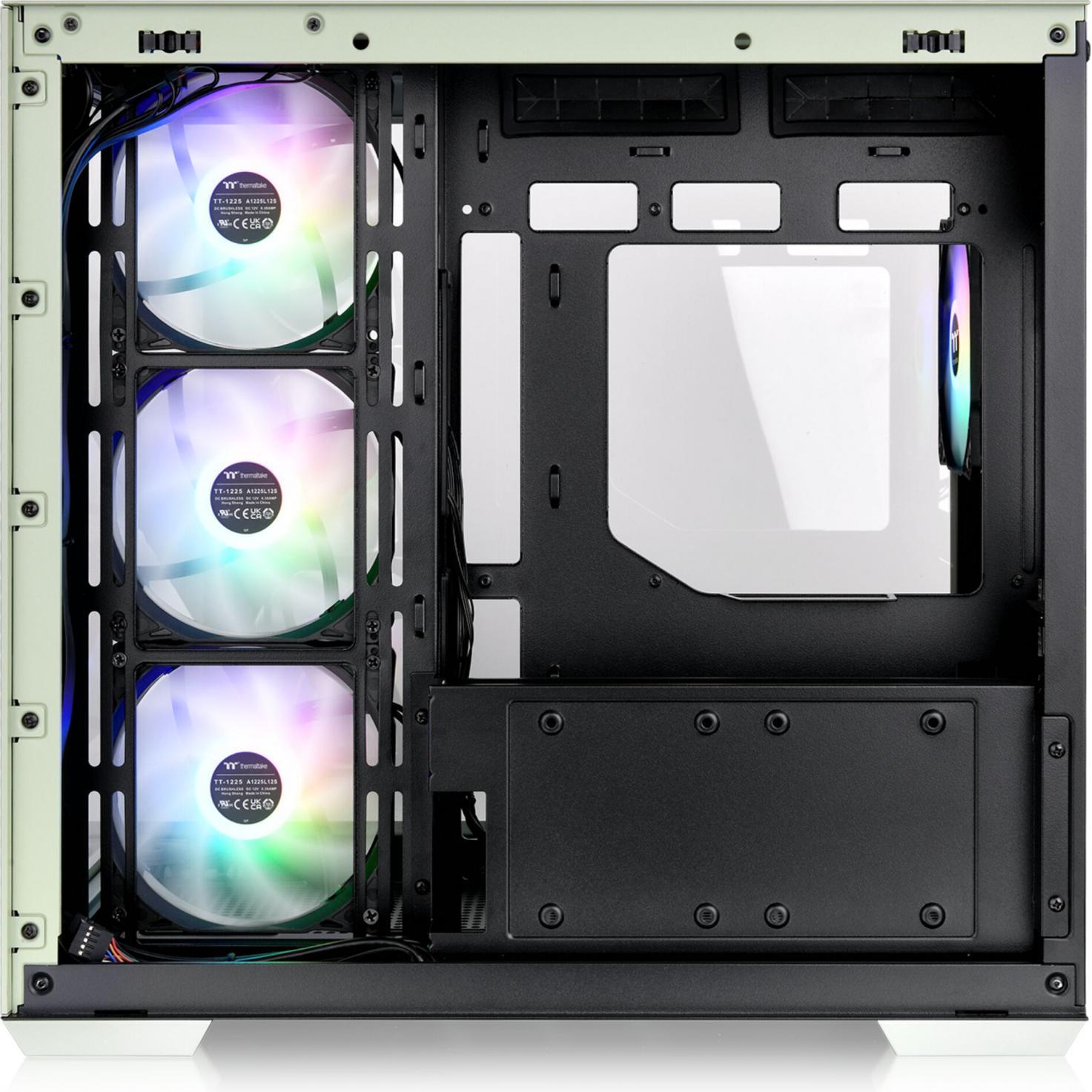 Thermaltake View 380 TG ARGB (Mini-ITX, ATX, mATX), Case PC, Verde