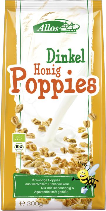 Produktbild Allos Dinkel Honig Poppies (300 g)