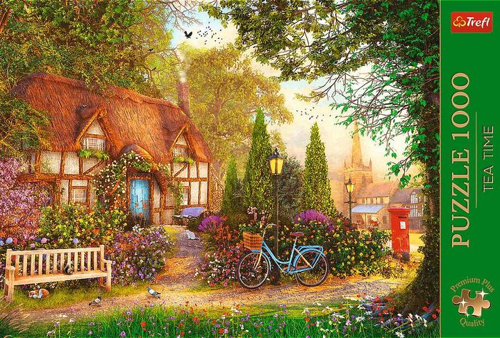 Image du produit Trefl Puzzle Premium Plus 1000 - Cottage avec toit de chaume (1000 pièces)