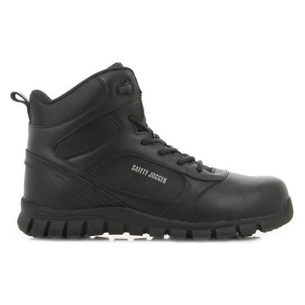 Safety Jogger, Werkschoenen, ST4500390 Mittelhoher Leichter Taktischer Allround-Stiefel Schwarz (S3, 39)