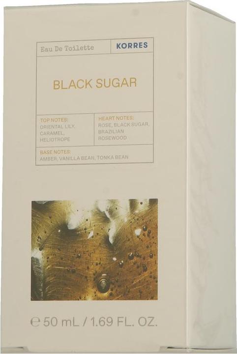 Actual product image Korres Black Sugar Eau de Toilette (Eau de toilette, 50 ml)