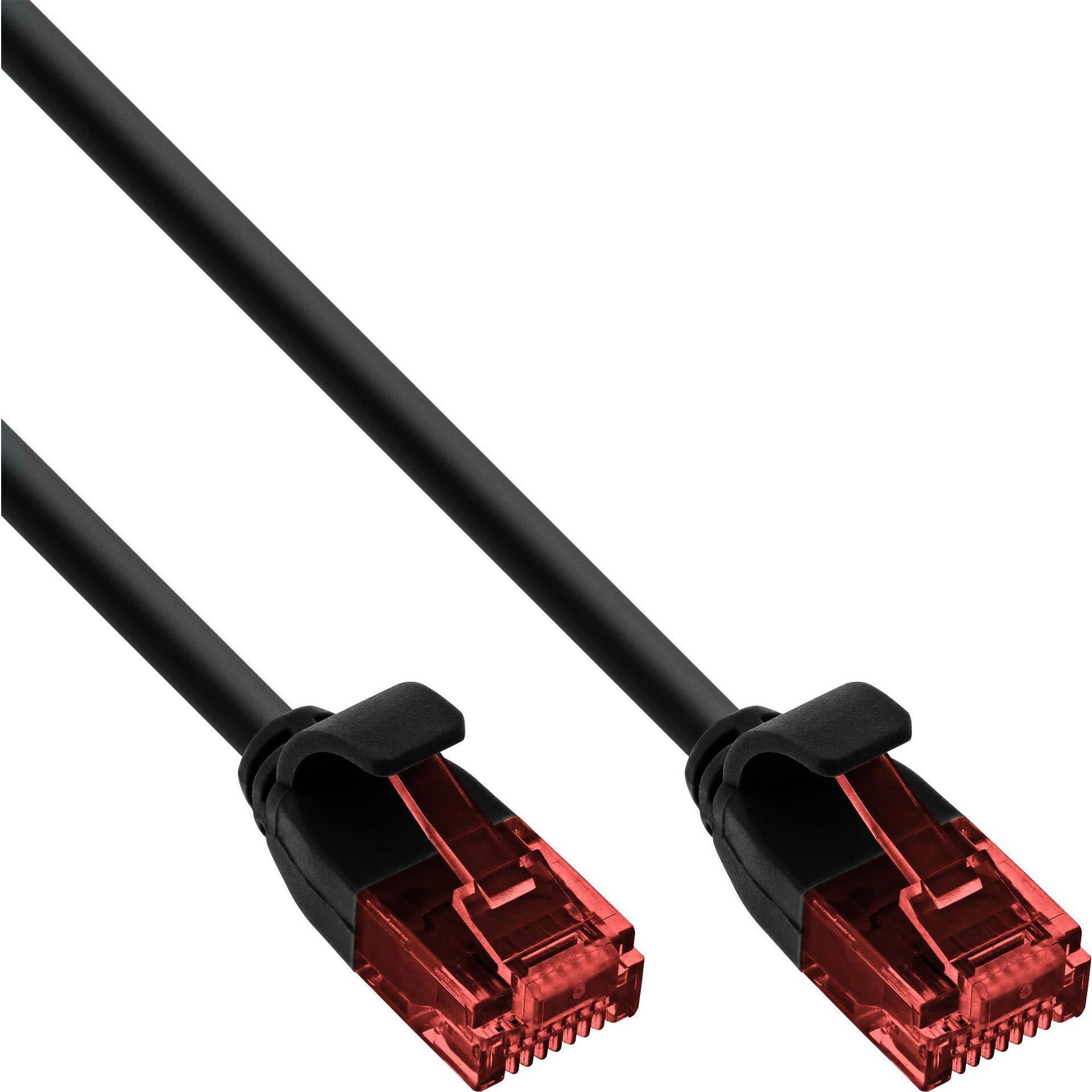 InLine Slim Patchkabel (U/UTP, CAT6, 10 m), Netzwerkkabel