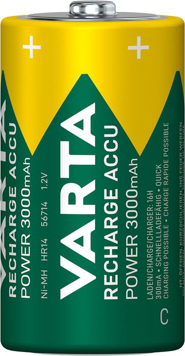Produktbild Varta Power (2 Stk., C, 3000 mAh)