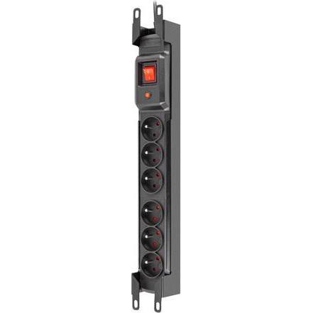 Armac Surge protector rack 19i 6xIEC 3m, Notebook Ersatzteile, Schwarz