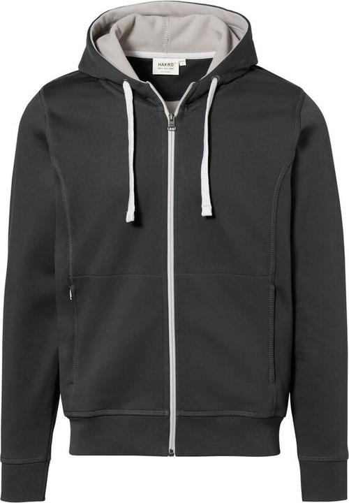 Immagine prodotto Hakro Giacca con cappuccio Bonded antracite/argento, 2XL (XXL)