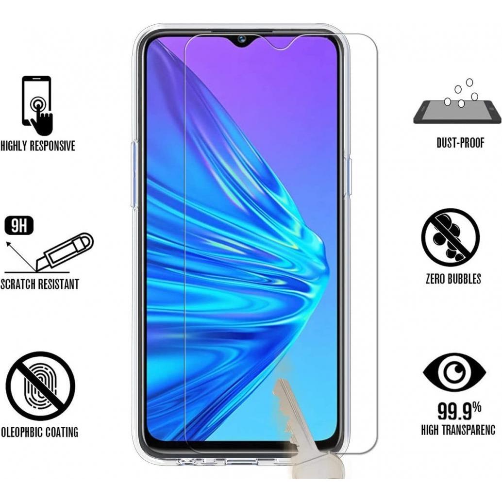 Thumbnail - Screenguard Realme 5 Panzerglas Schutzfolie Case Friendly Design (Realme 5), Smartphone Schutzfolie, Transparent