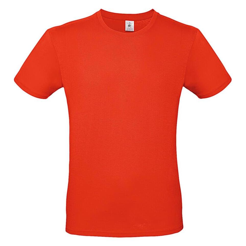 B&C, Unisex, Shirts, E150, Rot, Grau, (Xs)
