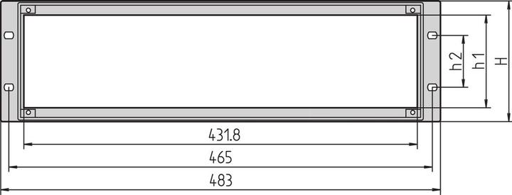 Image du produit Schroff inpac boîtier 3he 374.5t 10828-153