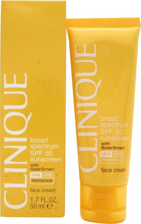 Actual product image Clinique Sun Face Cream SPF 50 (Sun cream face, SPF 50, 50 ml)