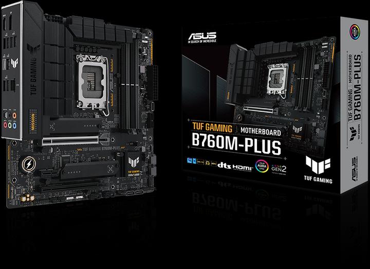 Produktbild ASUS TUF GAMING B760M-PLUS (LGA 1700, Intel B760, mATX)