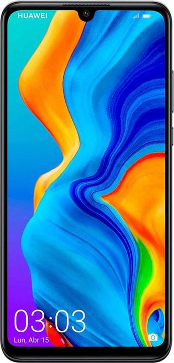 Actual product image Huawei P30 Lite (4GB) (128 GB, Midnight Black, 6.15", Hybrid Dual SIM, 4G)