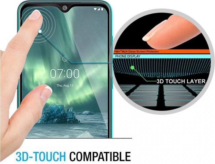 Actual product image Screenguard Nokia 7.2 Full Screen Protective Glass Film 2.5D 9H (1 pcs., Nokia 7.2)