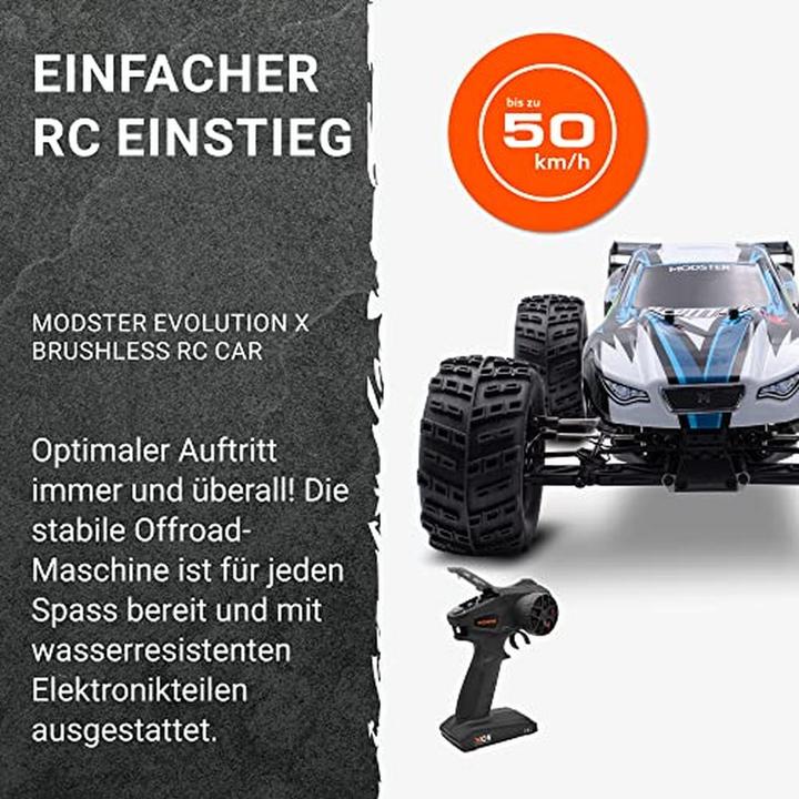 Produktbild Modster Evolution X Brushless Monster Truck 1/10 RTR 4WD (RTR Ready-to-Run)