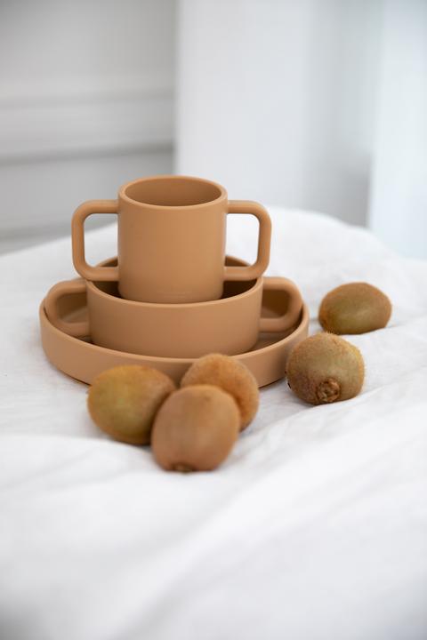 Actual product image Everleigh & Me Children Tableware Set - Rust (381037)