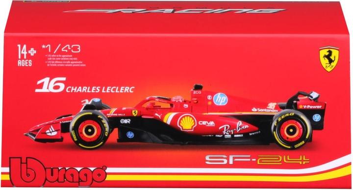 Actual product image Bburago Ferrari F1 SF-24 1/43 Leclerc 2024