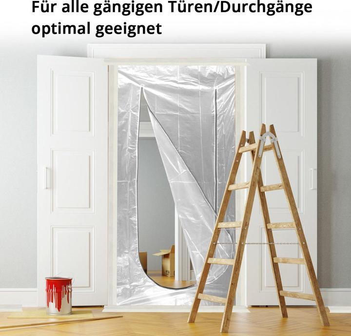 Produktbild Stahlwerk Staubschutztür 3er Set U-Form Staubtür Schmutzschleuse Staubvorhang (Schutzbrillenkasten)