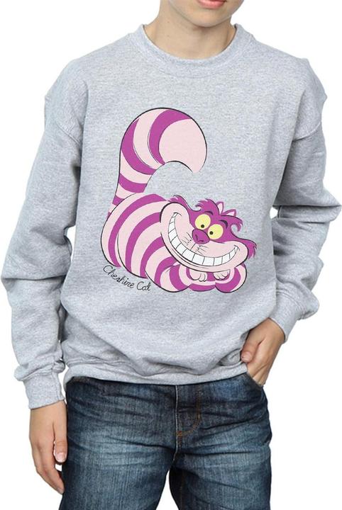 Actual product image Disney Boys Alice In Wonderland Cheshire Cat Sweatshirt (128)