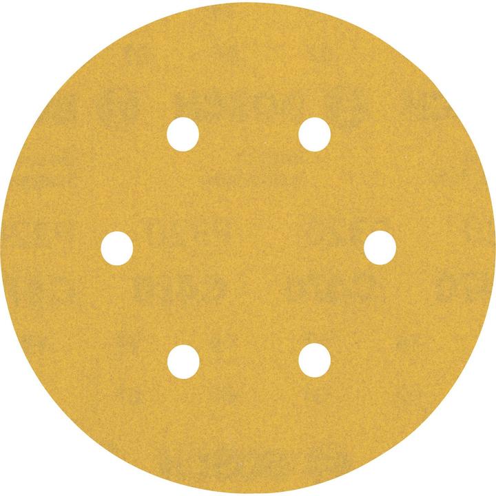 Produktbild Bosch Professional Zubehör EXPERT C470 Schleifpapier mit 6 Löchern für Exzenterschleifer, 150 mm, G 320, 5-tlg. (320)