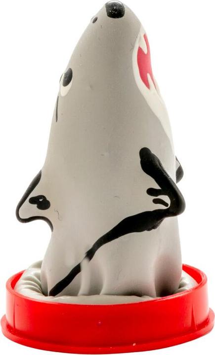 Produktbild Erco Handbemaltes Scherzkondom „Hai“ aus Naturkautschuklatex (1 Stk.)