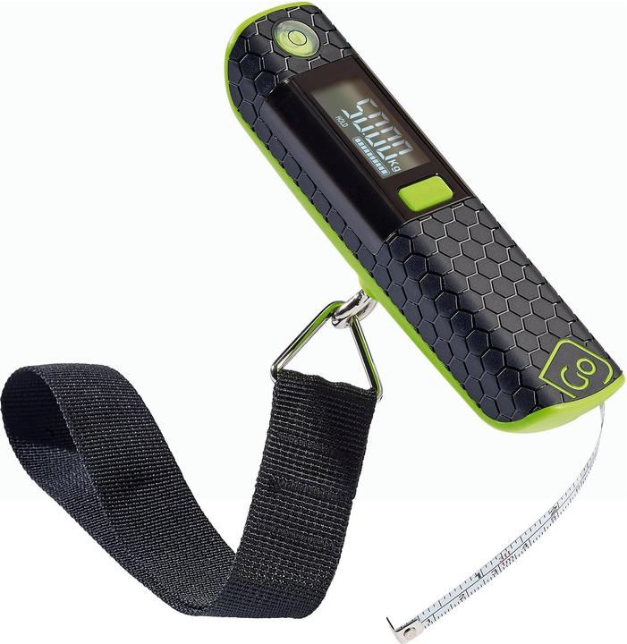 Actual product image Go Travel Elektro + Elektronikgeräte Kofferwaage 12 cm mit Massband und Wasserwaage (Luggage scale)