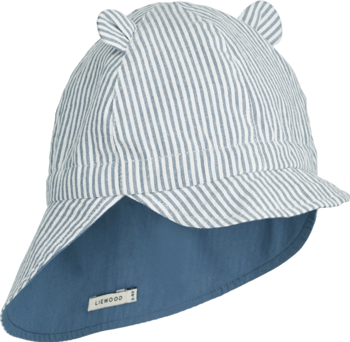 Actual product image Liewood Gorm Umkehrbarer Sonnenhut Stripe Wave