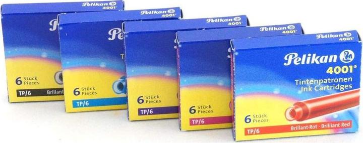 Actual product image Pelikan Standard ink cartridges 4001 (Violet, 6 pcs.)