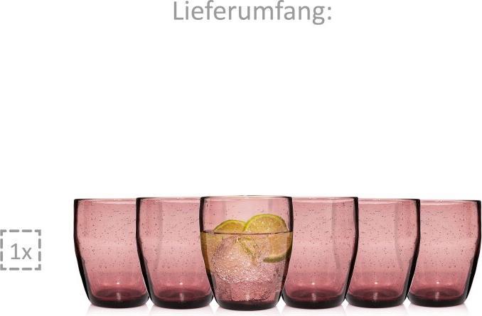 Produktbild Sänger Geschirr Gläserset London Lila (0.40 l, 6 x)