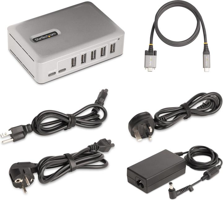 Produktbild StarTech 7-PORT USB-C HUB SELF-POWERED (USB-C, 7 Ports)