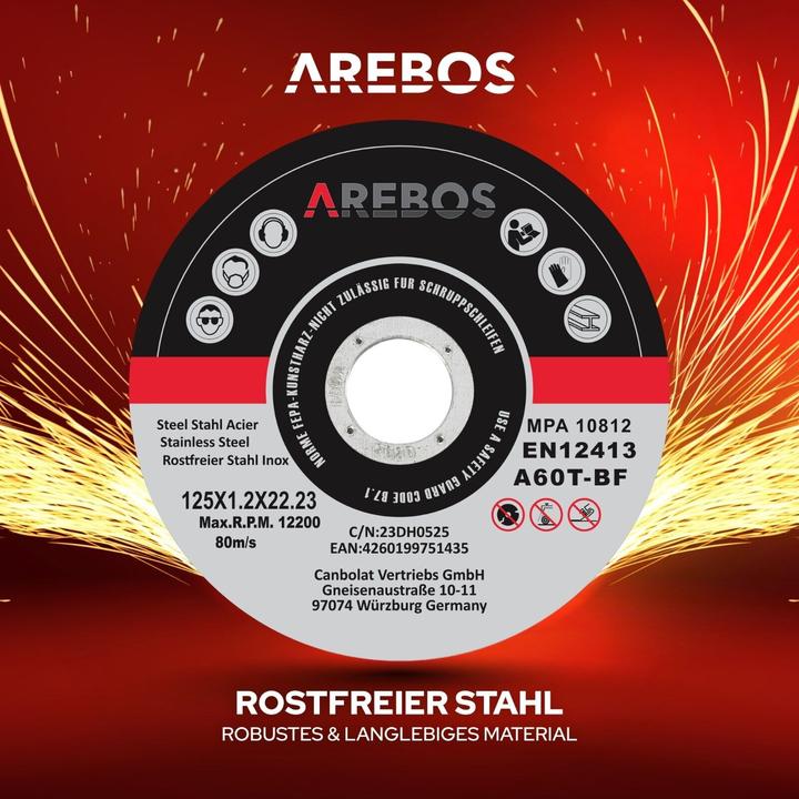 Produktbild Arebos Trennscheiben