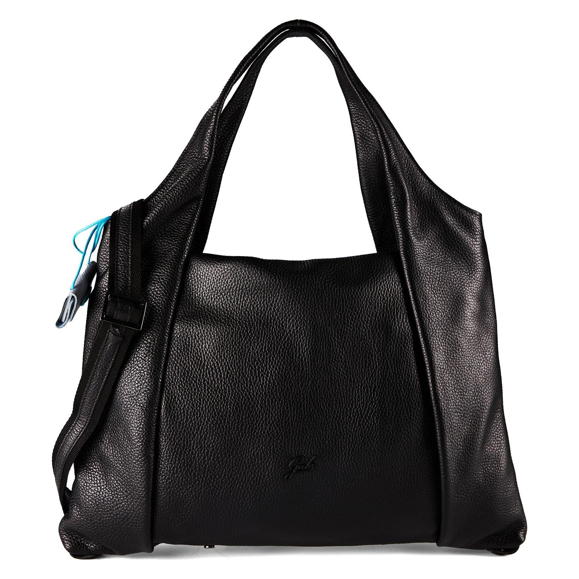 Gabs, Damen, Handtasche, Zeynep Schultertasche Leder 46 Cm, Schwarz